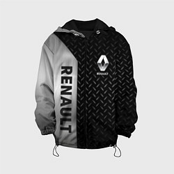 Куртка с капюшоном детская Renault Рено Сталь, цвет: 3D-черный