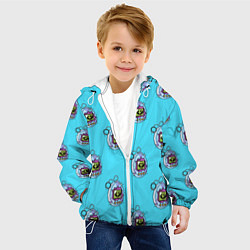 Куртка с капюшоном детская ВИНТАЖНАЯ РЕТРО ИГРУШКА ТАГАМОЧИ, цвет: 3D-белый — фото 2