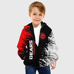 Куртка с капюшоном детская Gears tactics gears of war, цвет: 3D-черный — фото 2