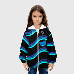 Куртка с капюшоном детская BlueMini HuggyWuggyPoppy Playtime, цвет: 3D-белый — фото 2