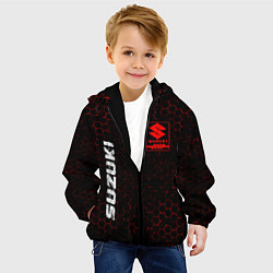 Куртка с капюшоном детская SUZUKI Suzuki Графика, цвет: 3D-черный — фото 2