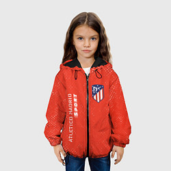 Куртка с капюшоном детская АТЛЕТИКО Atletico Madrid Sport Гранж, цвет: 3D-черный — фото 2