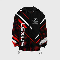 Куртка с капюшоном детская LEXUS ЛЕКСУС СОВРЕМЕННЫЙ, цвет: 3D-черный