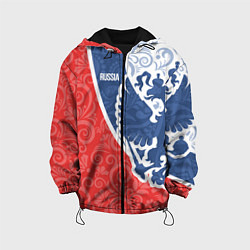 Детская куртка ГЕРБ РОССИИ С УЗОРАМИ