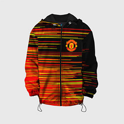 Куртка с капюшоном детская Манчестер юнайтед manchester united ФКМЮ, цвет: 3D-черный