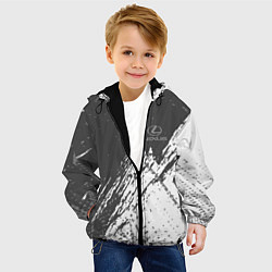 Куртка с капюшоном детская Lexus - sport, цвет: 3D-черный — фото 2