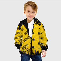 Куртка с капюшоном детская РОССИЙСКАЯ ИМПЕРИЯ - ГЕРБ Краска FS, цвет: 3D-черный — фото 2