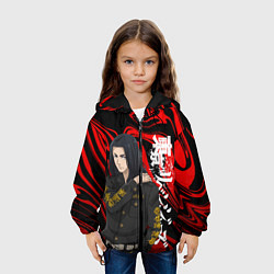 Куртка с капюшоном детская БАДЖИ ИЗ ТОКИЙСКИХ МСТИТЕЛЕЙ, цвет: 3D-черный — фото 2