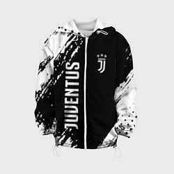 Куртка с капюшоном детская Fc juventus фс ювентус, цвет: 3D-белый