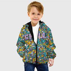 Куртка с капюшоном детская CHILLрасслабляться, цвет: 3D-черный — фото 2