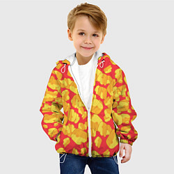 Куртка с капюшоном детская Сырная буря, цвет: 3D-белый — фото 2