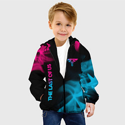 Куртка с капюшоном детская The Last Of Us Neon Gradient, цвет: 3D-черный — фото 2