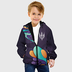 Куртка с капюшоном детская The Witcher graffity splash, цвет: 3D-черный — фото 2