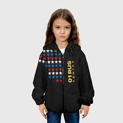Куртка с капюшоном детская 01 RUS Адыгея, цвет: 3D-черный — фото 2