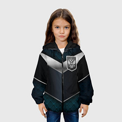 Куртка с капюшоном детская Silver Russia, цвет: 3D-черный — фото 2