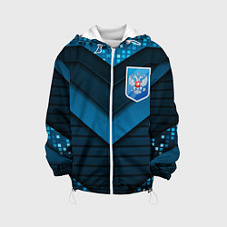Детская куртка Russia abstract blue
