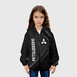 Куртка с капюшоном детская Mitsubishi Карбон, цвет: 3D-черный — фото 2