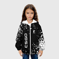 Куртка с капюшоном детская Csgo стрелялки, цвет: 3D-белый — фото 2