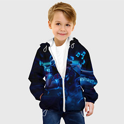 Куртка с капюшоном детская Valorant Raze, Музыка, цвет: 3D-белый — фото 2