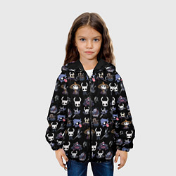 Куртка с капюшоном детская Hollow Knight characters, цвет: 3D-черный — фото 2