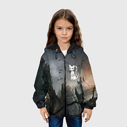 Куртка с капюшоном детская Happy Halloween - Castle, цвет: 3D-черный — фото 2