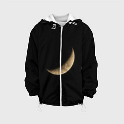 Куртка с капюшоном детская Moon, цвет: 3D-белый