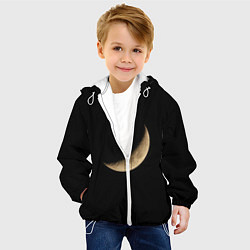 Куртка с капюшоном детская Moon, цвет: 3D-белый — фото 2