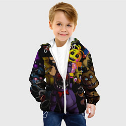 Куртка с капюшоном детская Fivе Nights аt Frеddys, цвет: 3D-белый — фото 2