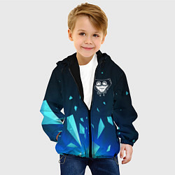 Куртка с капюшоном детская Poppy Playtime взрыв частиц, цвет: 3D-черный — фото 2