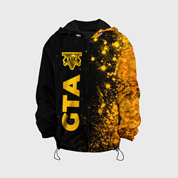 Детская куртка GTA - gold gradient: по-вертикали