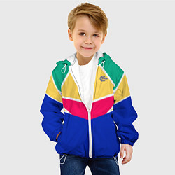 Куртка с капюшоном детская FIRM ретро раскраска, цвет: 3D-белый — фото 2