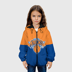 Куртка с капюшоном детская Нью-Йорк Никс НБА, цвет: 3D-черный — фото 2