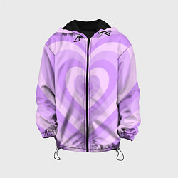Детская куртка Hearts purple