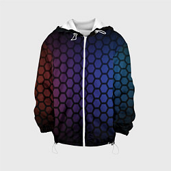 Детская куртка Abstract hexagon fon