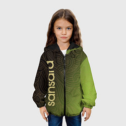 Куртка с капюшоном детская Sansara, цвет: 3D-черный — фото 2