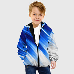 Куртка с капюшоном детская Blue Breeze, цвет: 3D-черный — фото 2