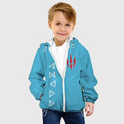 Куртка с капюшоном детская The Witcher Геральт, цвет: 3D-белый — фото 2