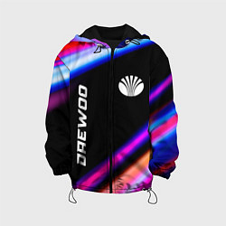 Куртка с капюшоном детская Daewoo speed lights, цвет: 3D-черный