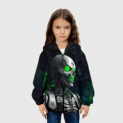 Куртка с капюшоном детская Necron, цвет: 3D-черный — фото 2