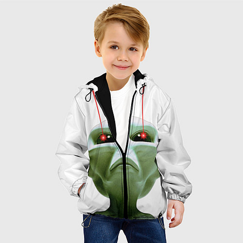 Детская куртка Пришелец атакует / 3D-Черный – фото 4