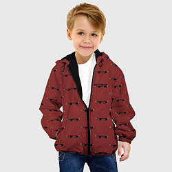 Куртка с капюшоном детская Вот Это Да Красный, цвет: 3D-черный — фото 2