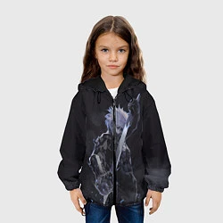 Куртка с капюшоном детская Metal Gear Rising - В дыму, цвет: 3D-черный — фото 2