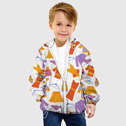 Куртка с капюшоном детская Мой шопинг, цвет: 3D-белый — фото 2