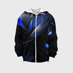 Детская куртка Blue black background