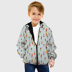 Куртка с капюшоном детская People, цвет: 3D-черный — фото 2