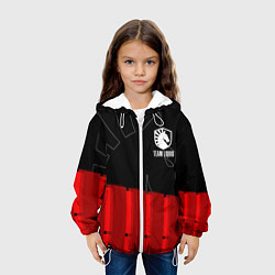 Куртка с капюшоном детская Форма Team Liquid red, цвет: 3D-белый — фото 2