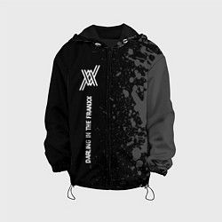 Куртка с капюшоном детская Darling in the FranXX glitch на темном фоне: по-ве, цвет: 3D-черный