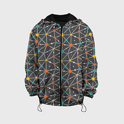 Куртка с капюшоном детская Space colors, цвет: 3D-черный