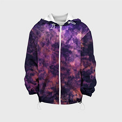 Детская куртка Текстура - Purple galaxy