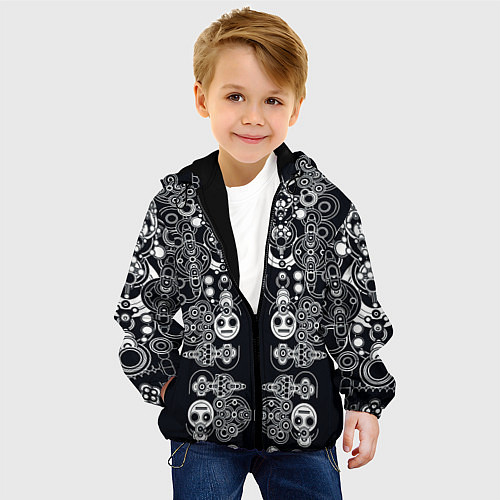 Детская куртка Кольца противогаза / 3D-Черный – фото 4